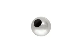 5.0mm Bead Sterling Silver 1.5mm Hole, (10 Pack) Wholesale Jewelry Making Beads