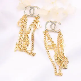 Alphabet Earrings Women's Luxury Gold Earrings S4432727