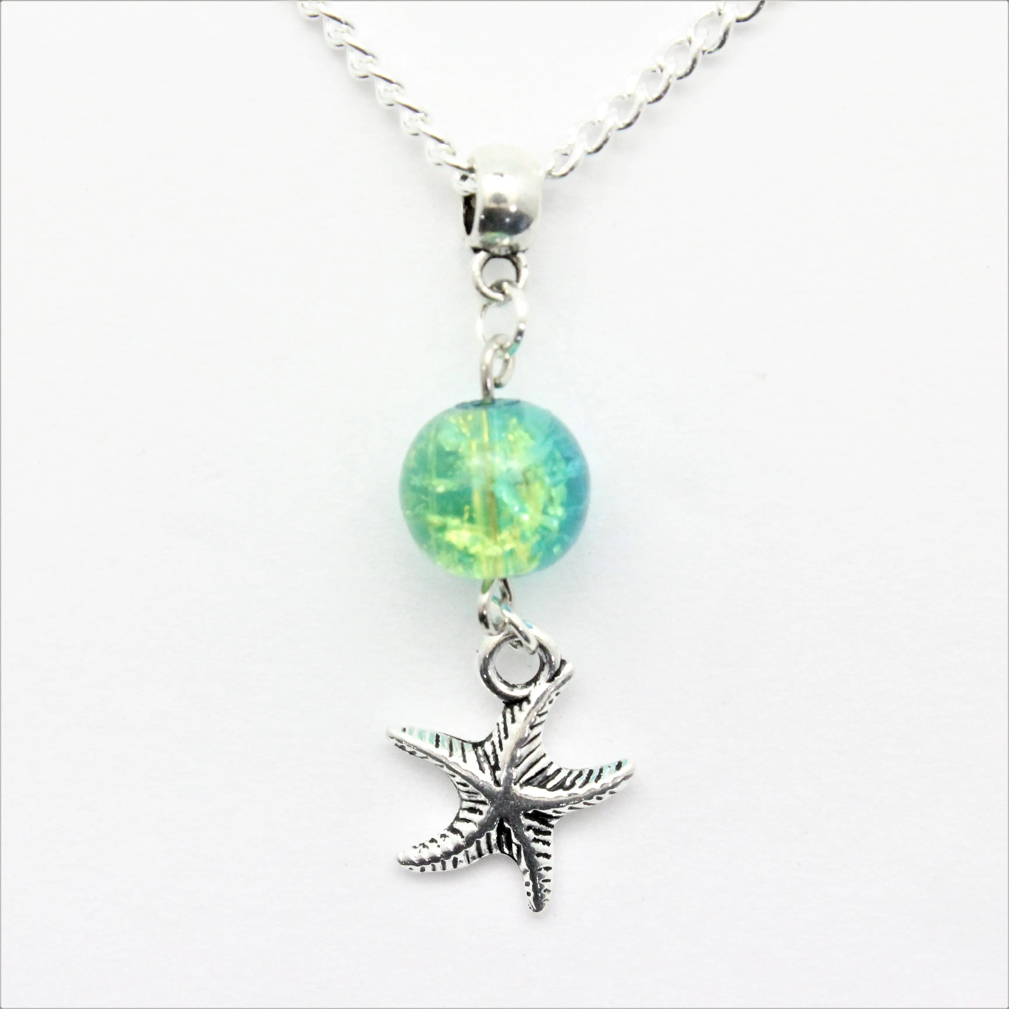 AVBeads Jewelry Beach Necklace 24-inch Y Bead Dangle Starfish Charm JWLNCBP0114