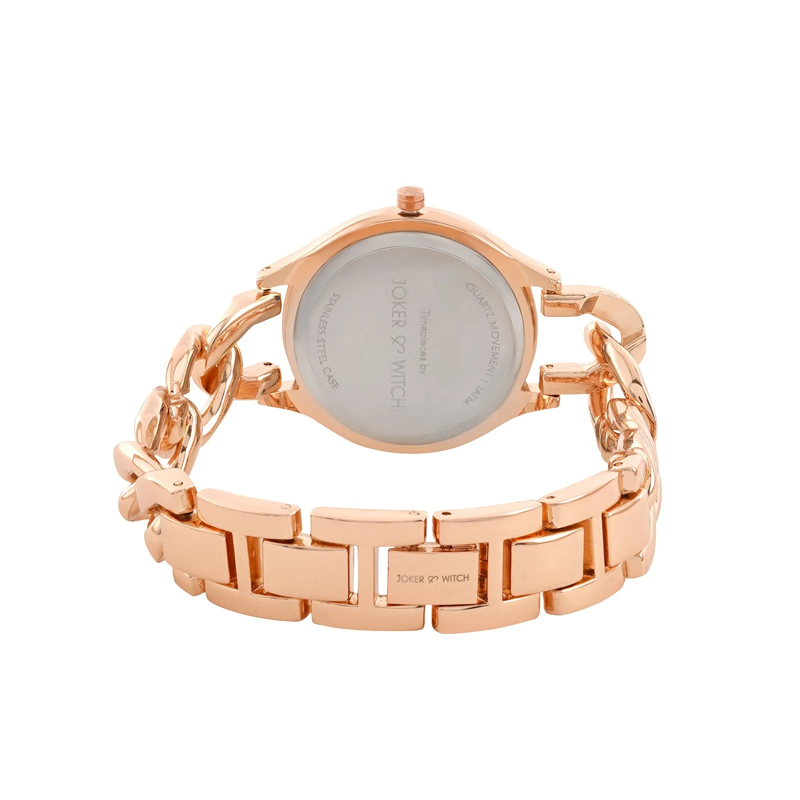 Barbara Rose Gold Watch Bracelet Stack