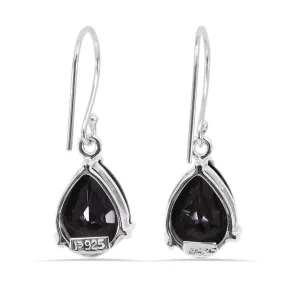 Black Onyx Earring, Sterling Silver Earring, Dangel Earring, Drop Earring, Black Onyx Gemstone Earring Gift For Womens