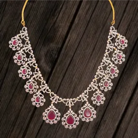 Bridal Emerald Necklace With matching Earrings By Asp Fashion Jewellery