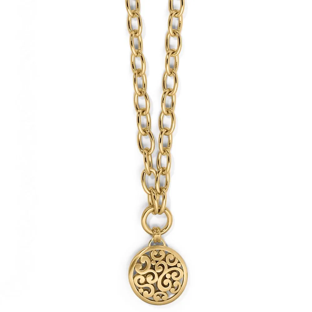 Brighton Contempo Medallion Charm Necklace