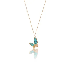 Butterfly Gem Necklace