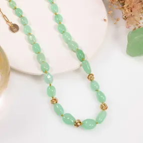 Celedon - Chrysoprase Nugget Necklace