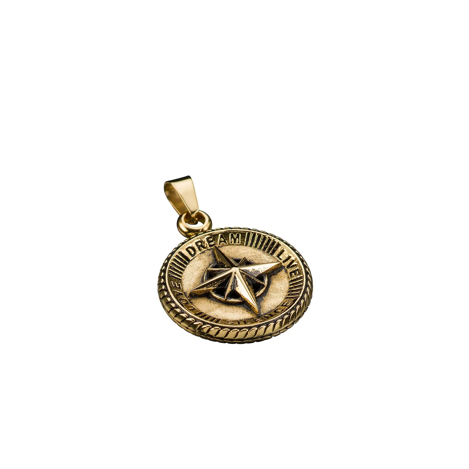 Compass Gold Pendant