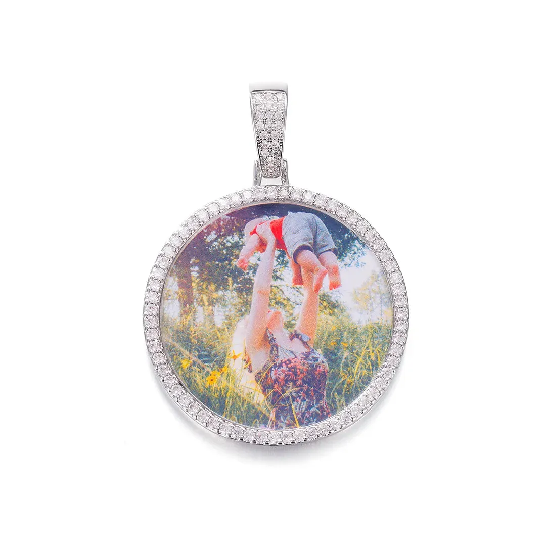 Custom Round Photo Pendant