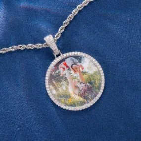 Custom Round Photo Pendant