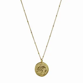 DOUBLE SIDED COIN NECKLACE