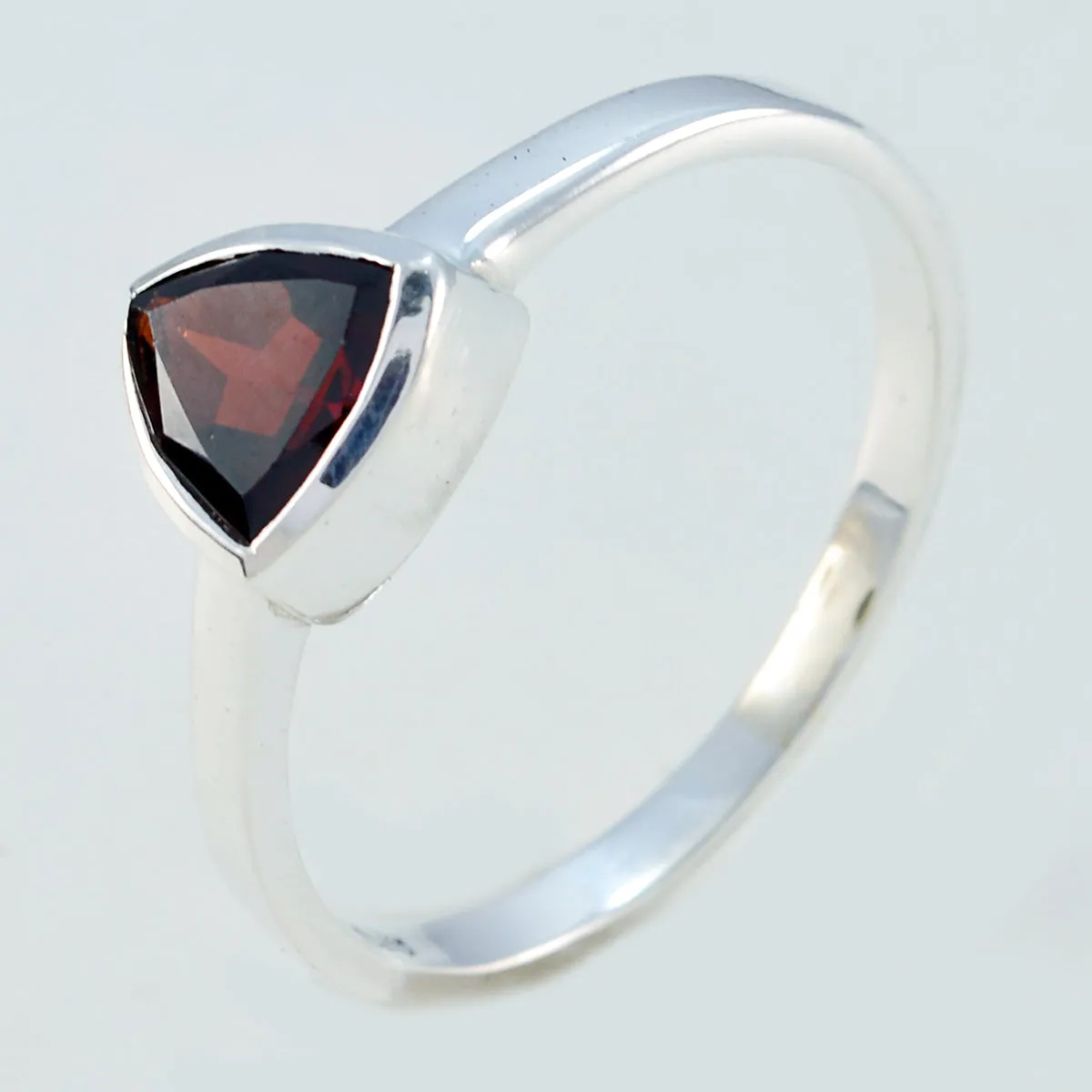 Exquisite Gemstones Garnet 925 Sterling Silver Rings Good Friday Gift