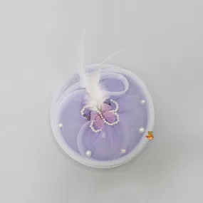 Fancy Twisted Lavender Butterfly Hair Clip