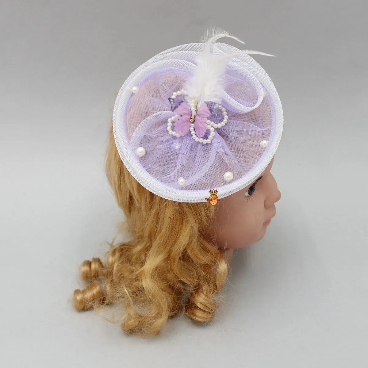 Fancy Twisted Lavender Butterfly Hair Clip