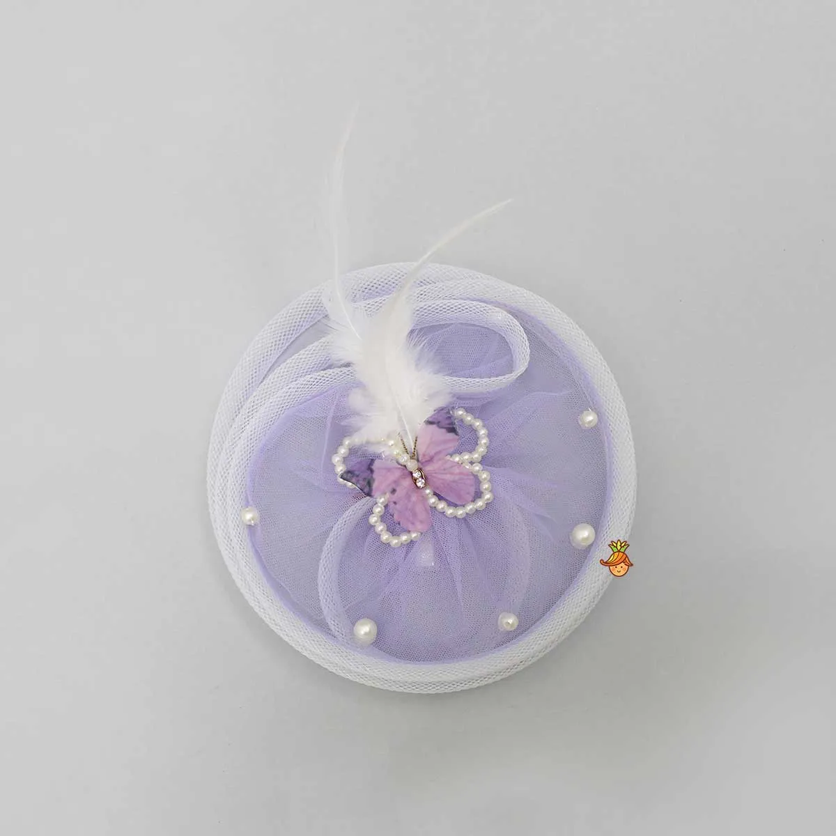 Fancy Twisted Lavender Butterfly Hair Clip