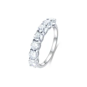 Gorgeous Simulated diamond Stackable Wedding Band Ring