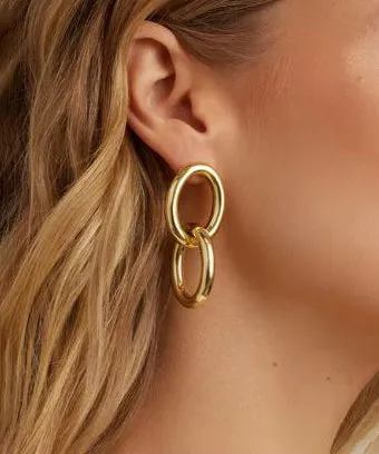 Gorjana Lou Drop Earrings - Gold