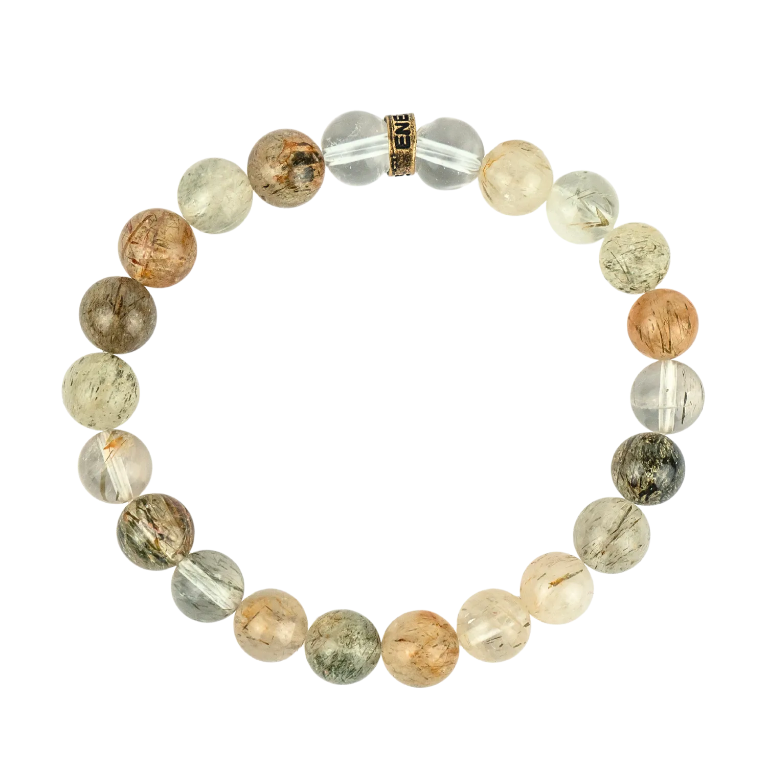 Green Tourmalinated Quartz Bracelet