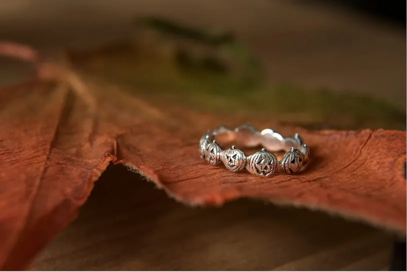 Halloween Pumpkin Rings