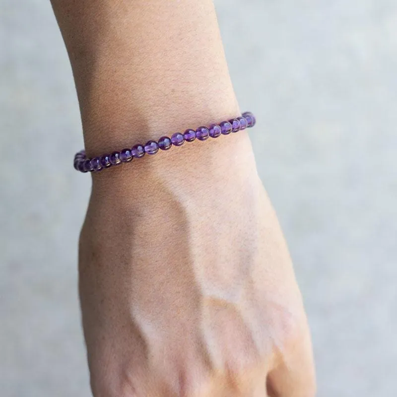 Healing Amethyst Delicate Bracelet