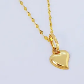 Heart Women's Necklace 18K Gold