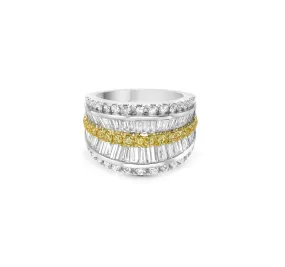 Krypell Collection Ring with Yellow Diamonds