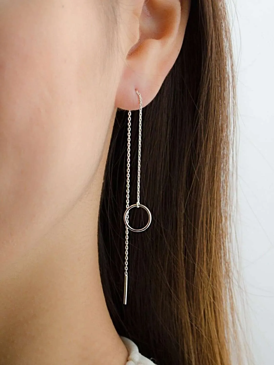 Loretta Threader Earrings