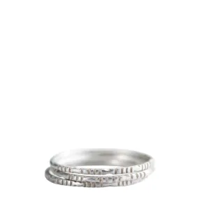 Men's Sterling Silver Moroccan Rings (Set of Three)