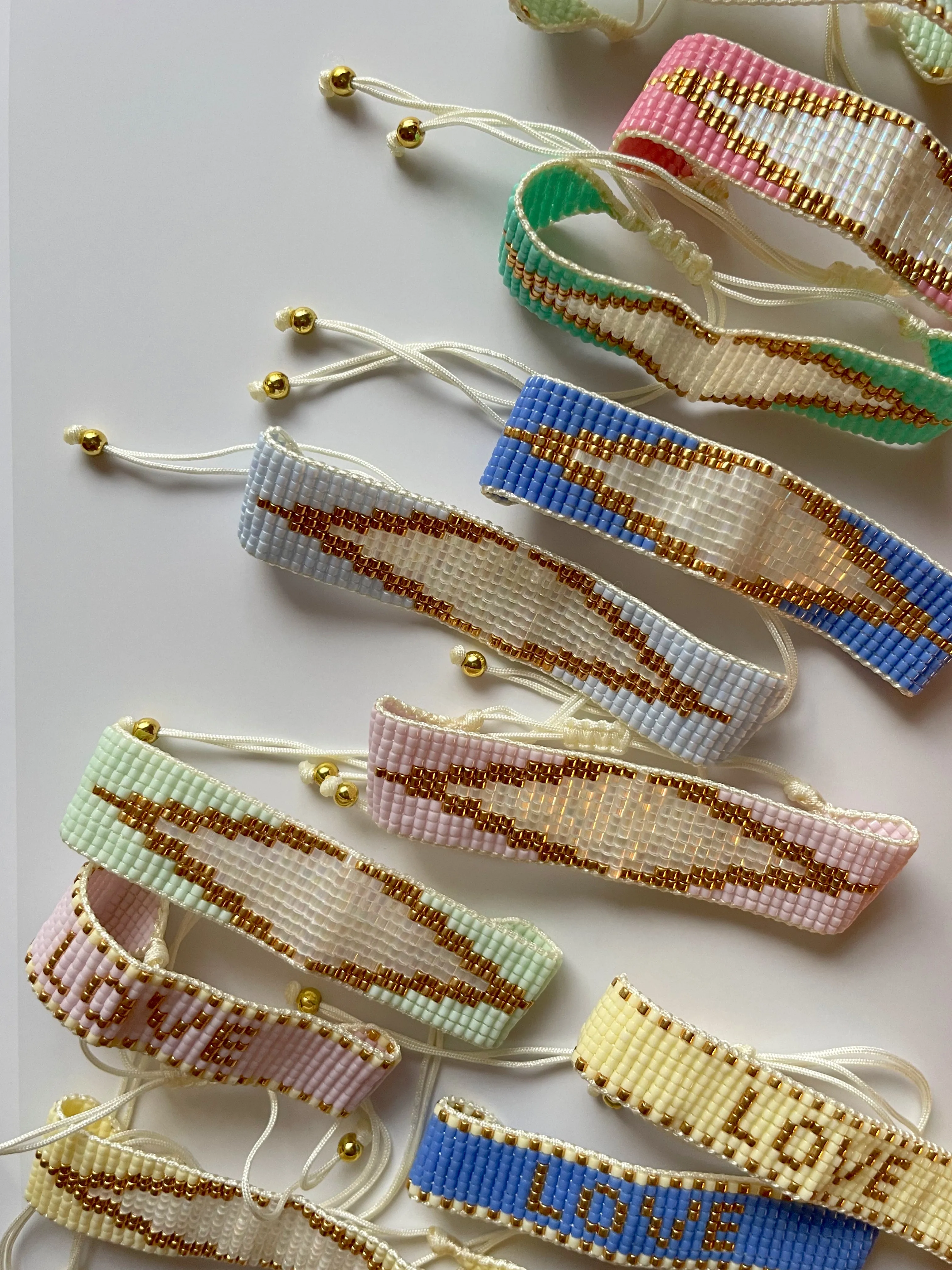 Miyuki pastel bracelets