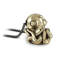 Octopus Necklace - Bronze