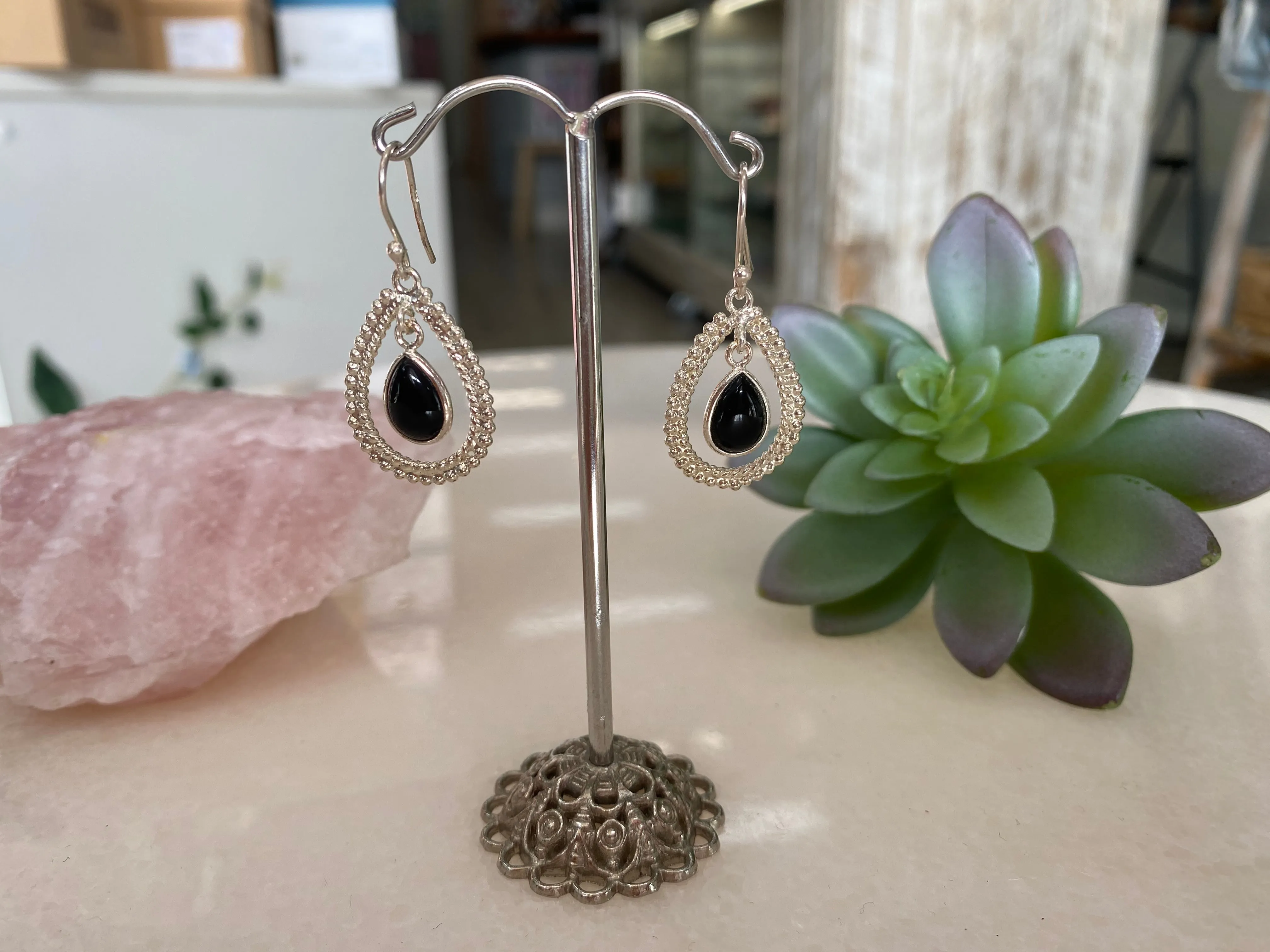 Onyx Earrings