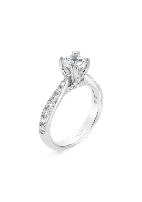 Parade Design Hemera 18K White Gold Round Diamond Ring