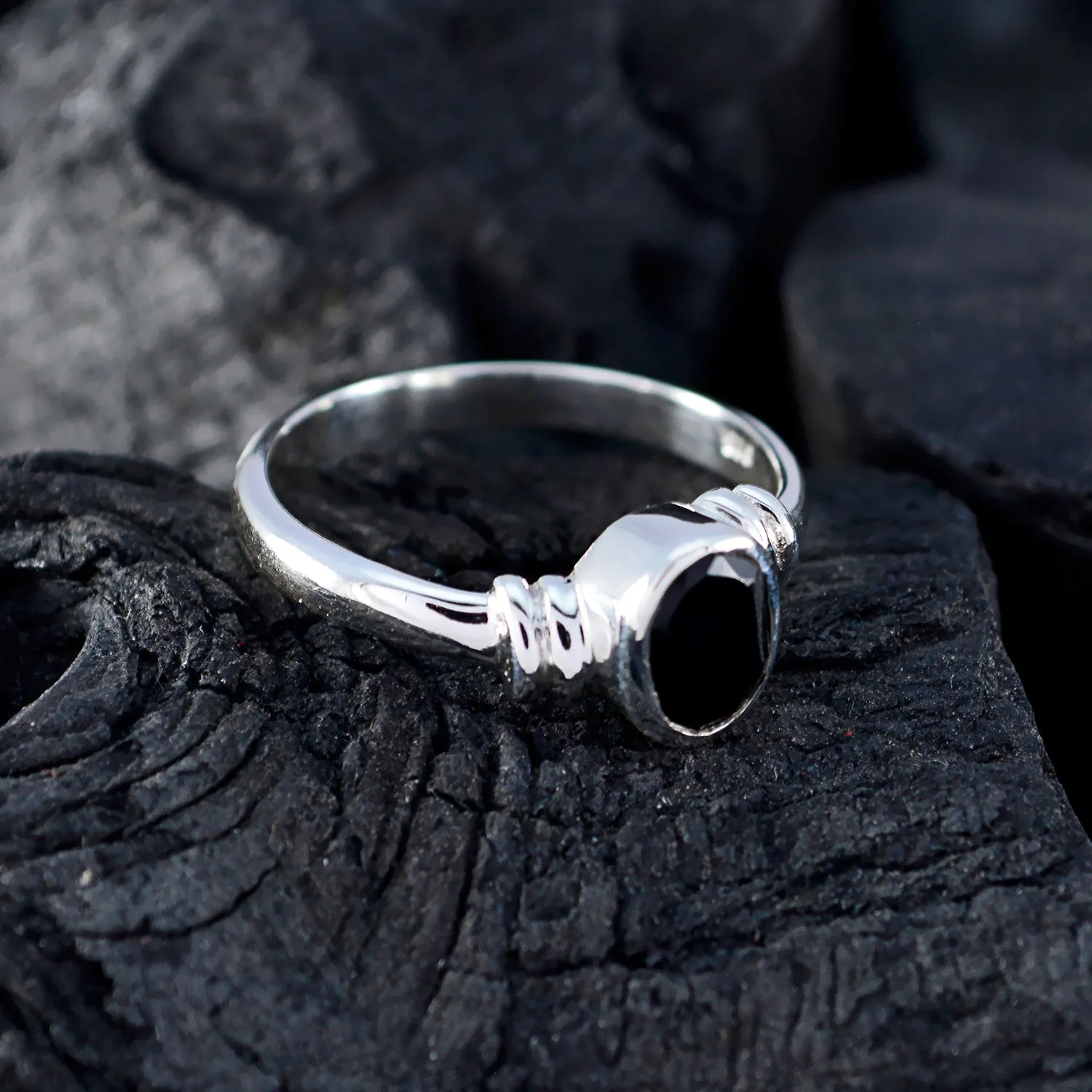 Ravishing Gemstone Black Onyx 925 Rings Honolulu Jewelry Company