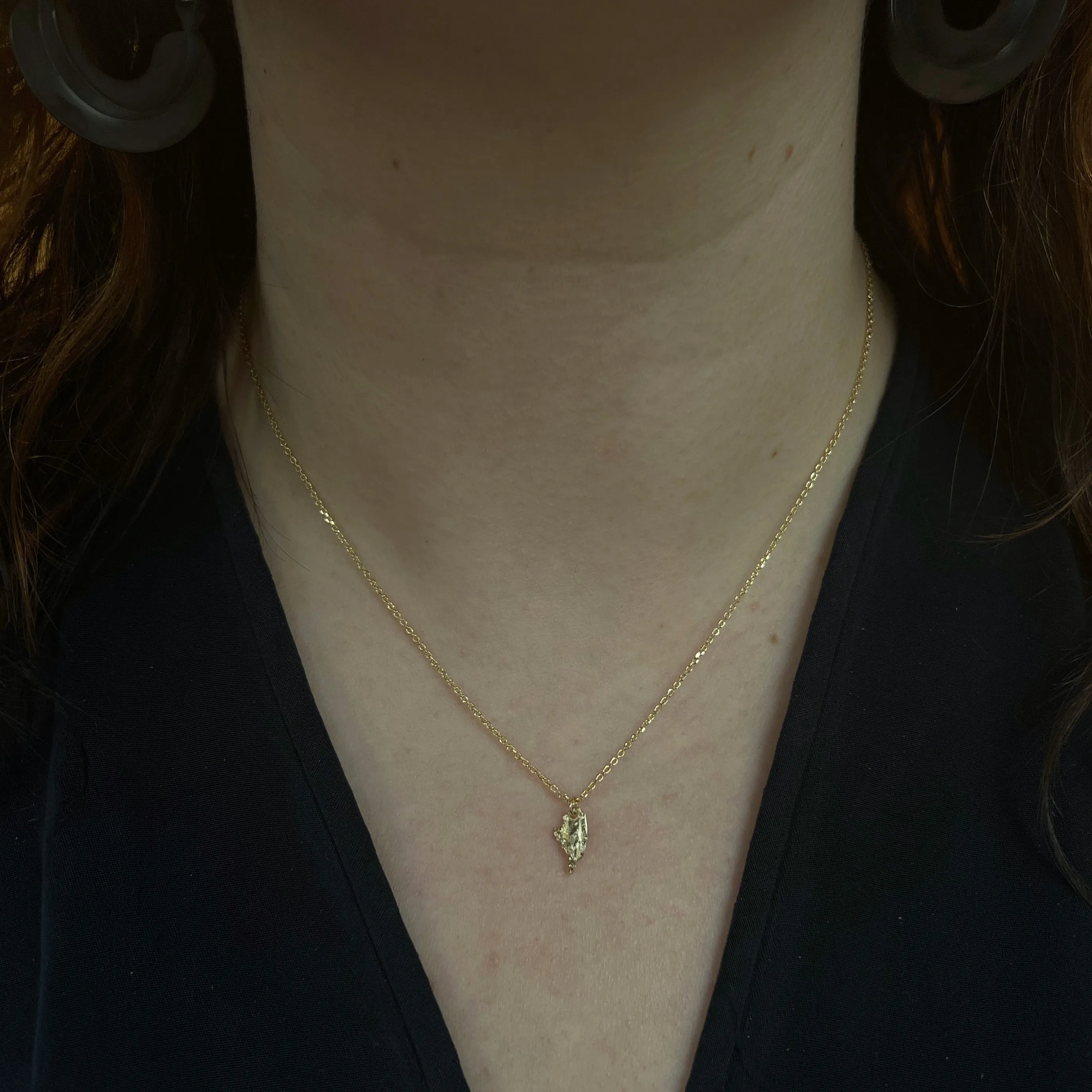 Shard Gold Pendant Necklace I