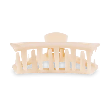 Small Teleties Open Claw Clip - Almond Beige