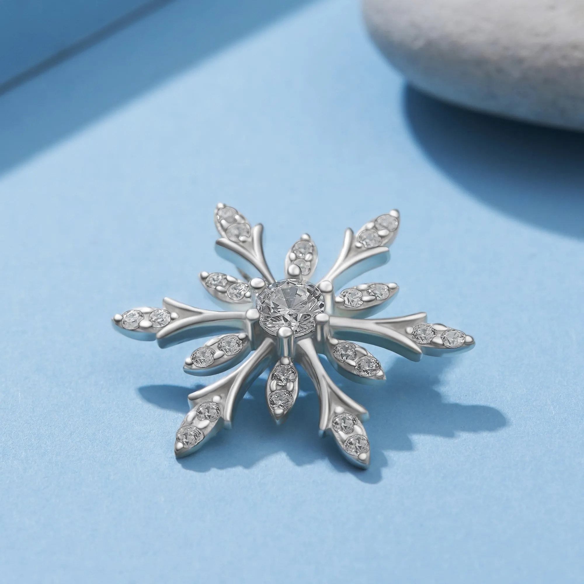 Snowflake Sterling Silver Pendant