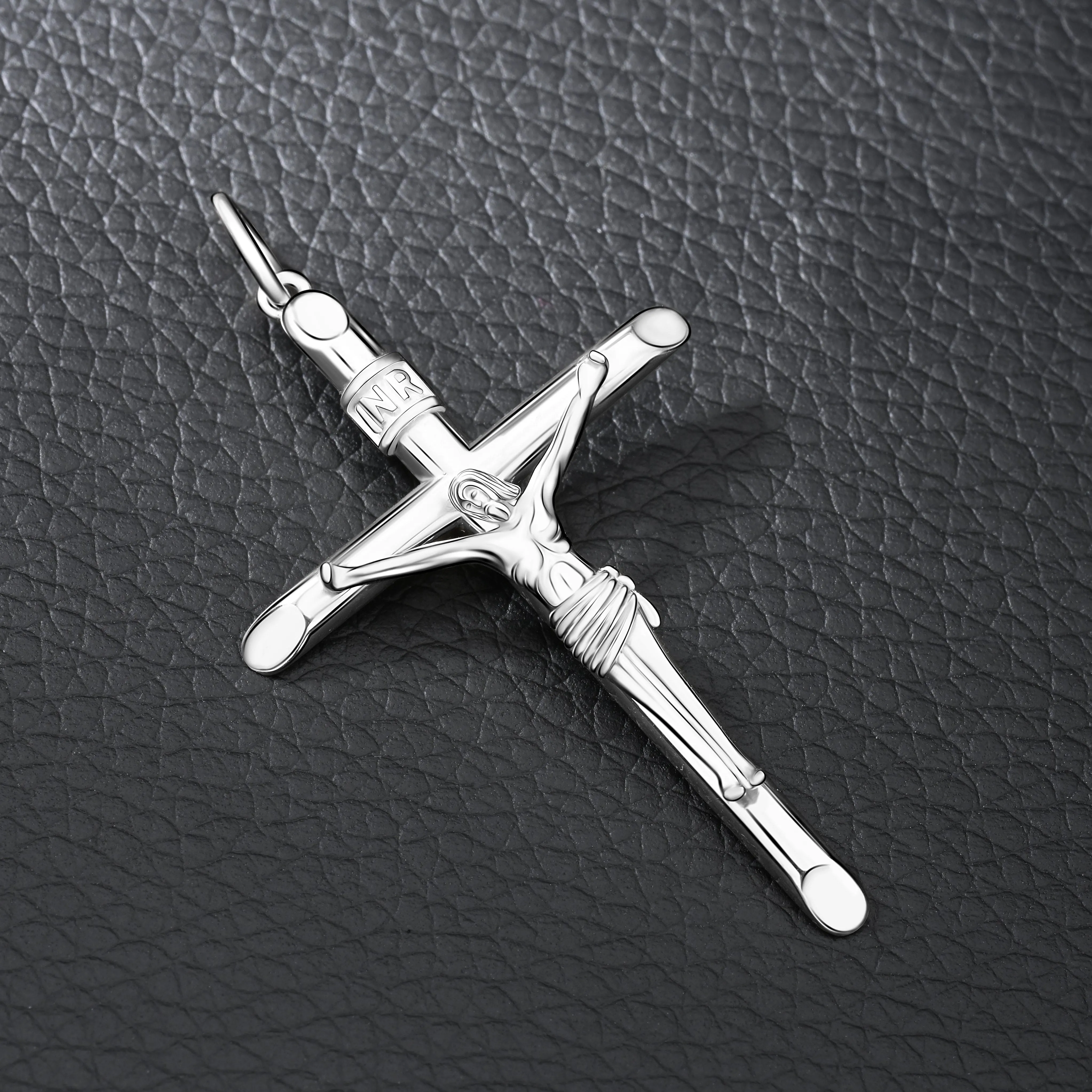 Sterling Silver Crucifix Pendant for Women Men