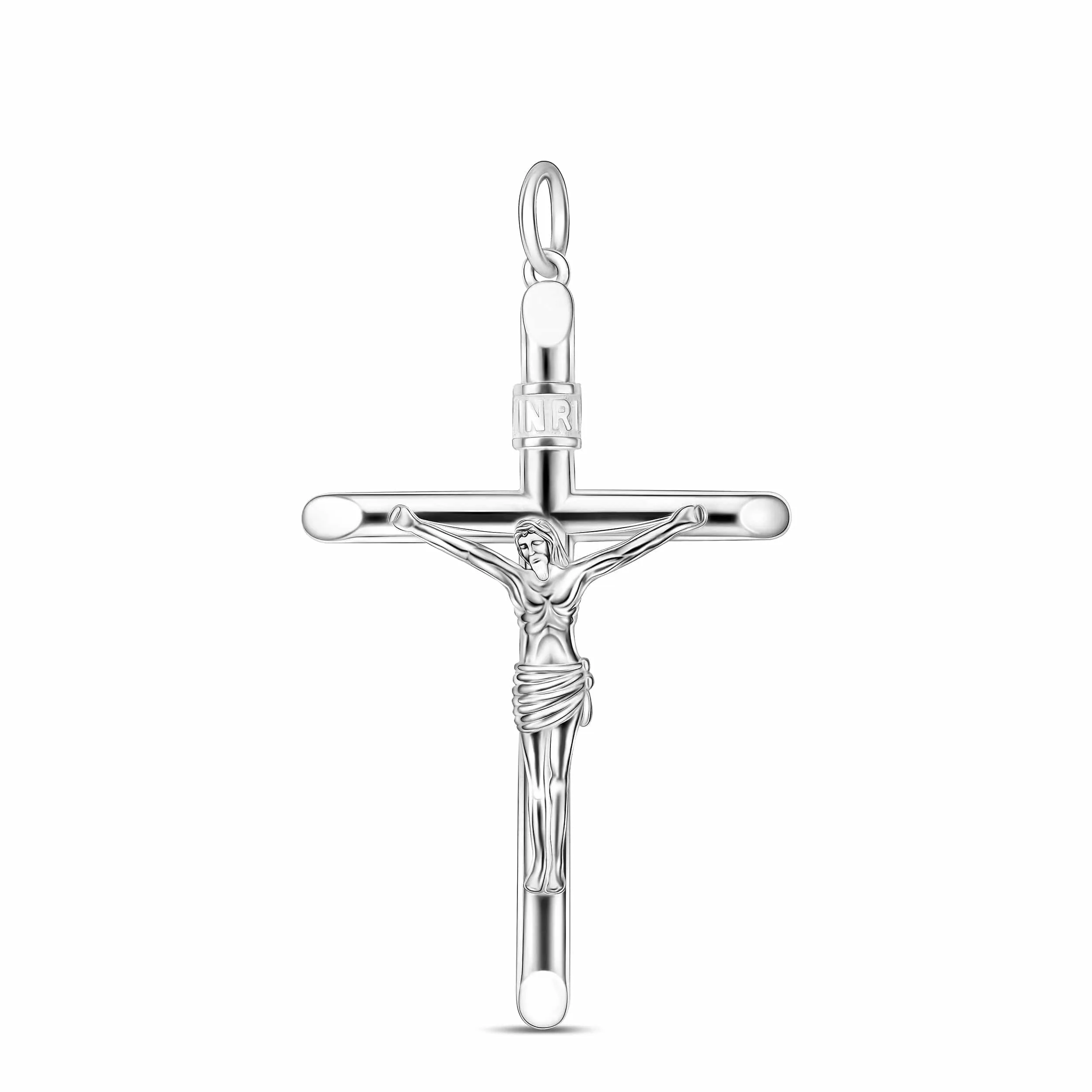 Sterling Silver Crucifix Pendant for Women Men