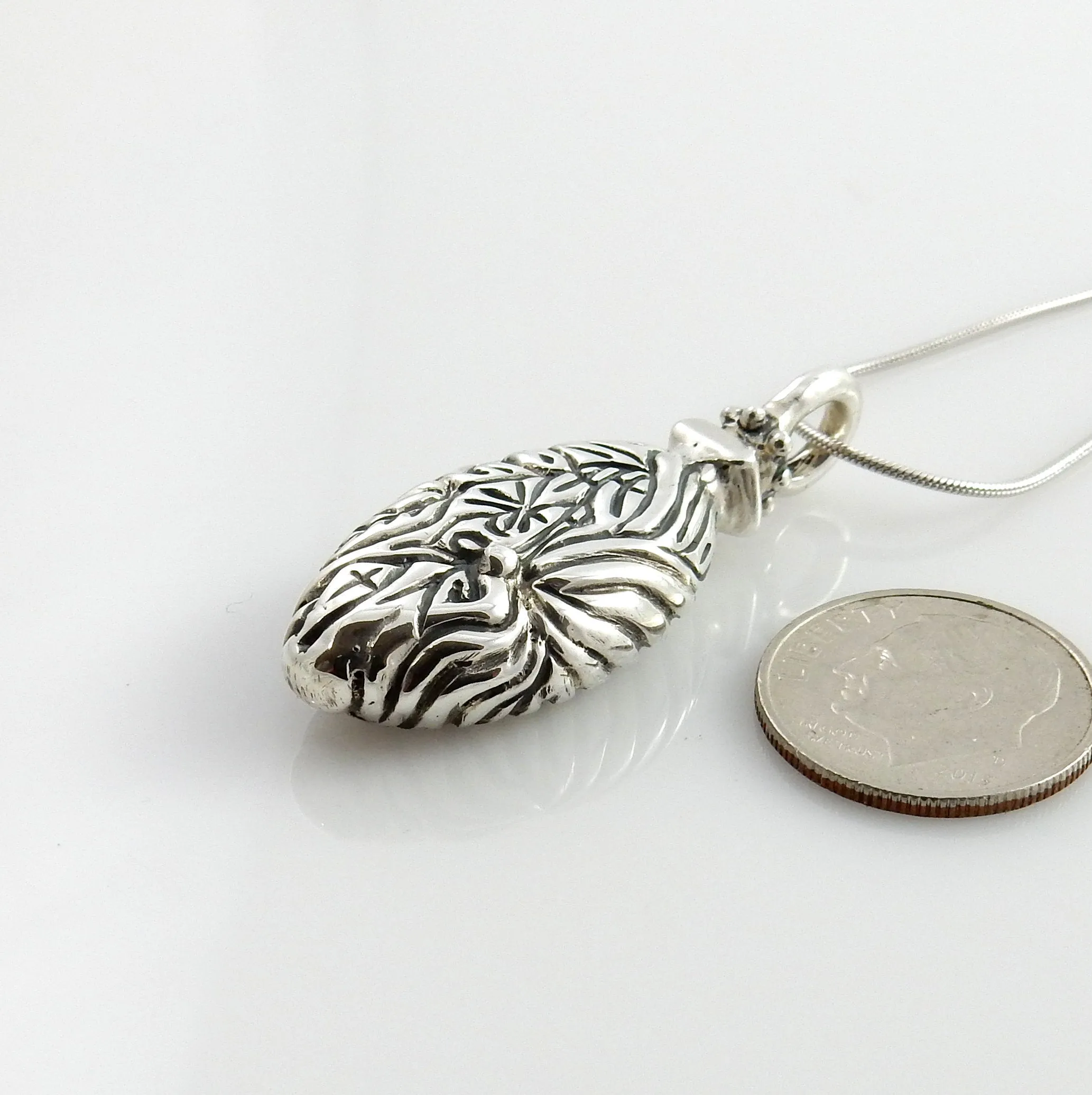 Sterling Silver Handcrafted Urn Pendant