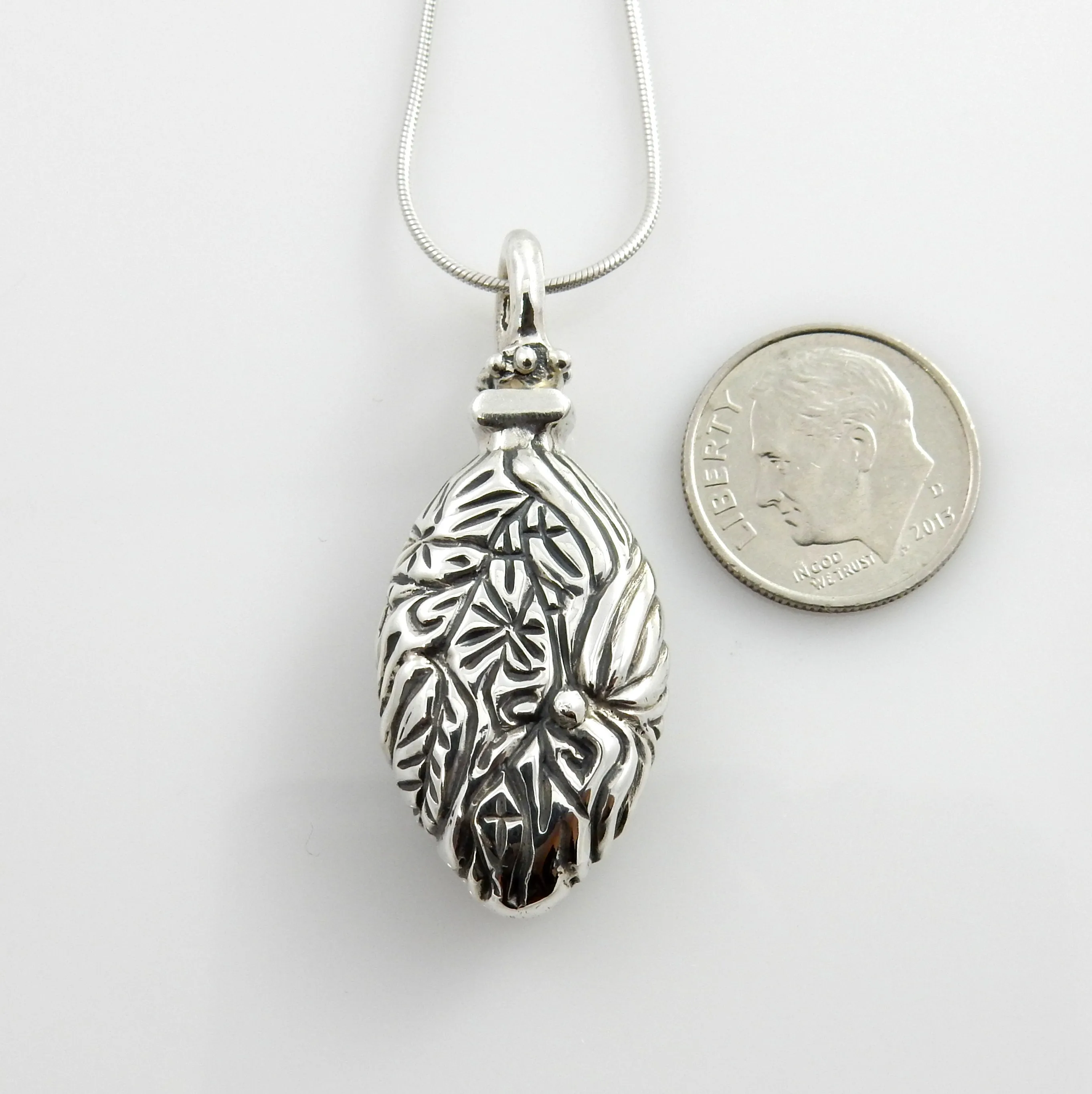 Sterling Silver Handcrafted Urn Pendant