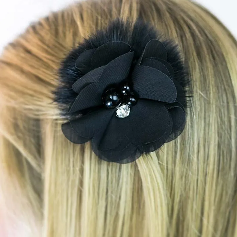 The Prom Queen Black Hair Clip