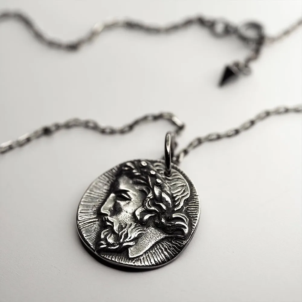 Zeus coin pendant