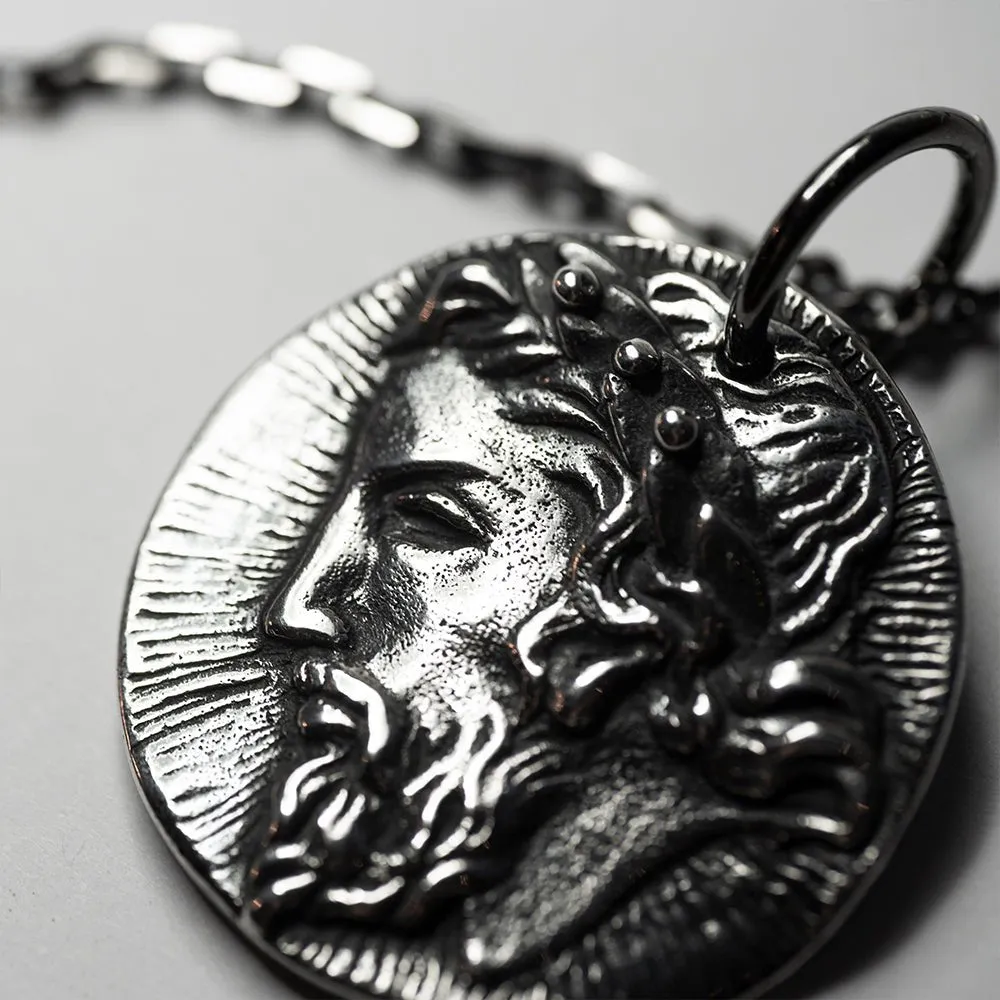 Zeus coin pendant